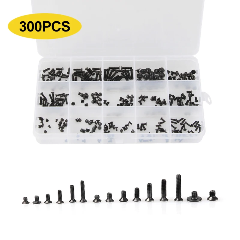 

High Quality 300pcs Laptop Computer Screws Tool Kit for HP Dell Lenovo Sony Toshiba Samsung IBM 15 Types Laptop Screw Kit