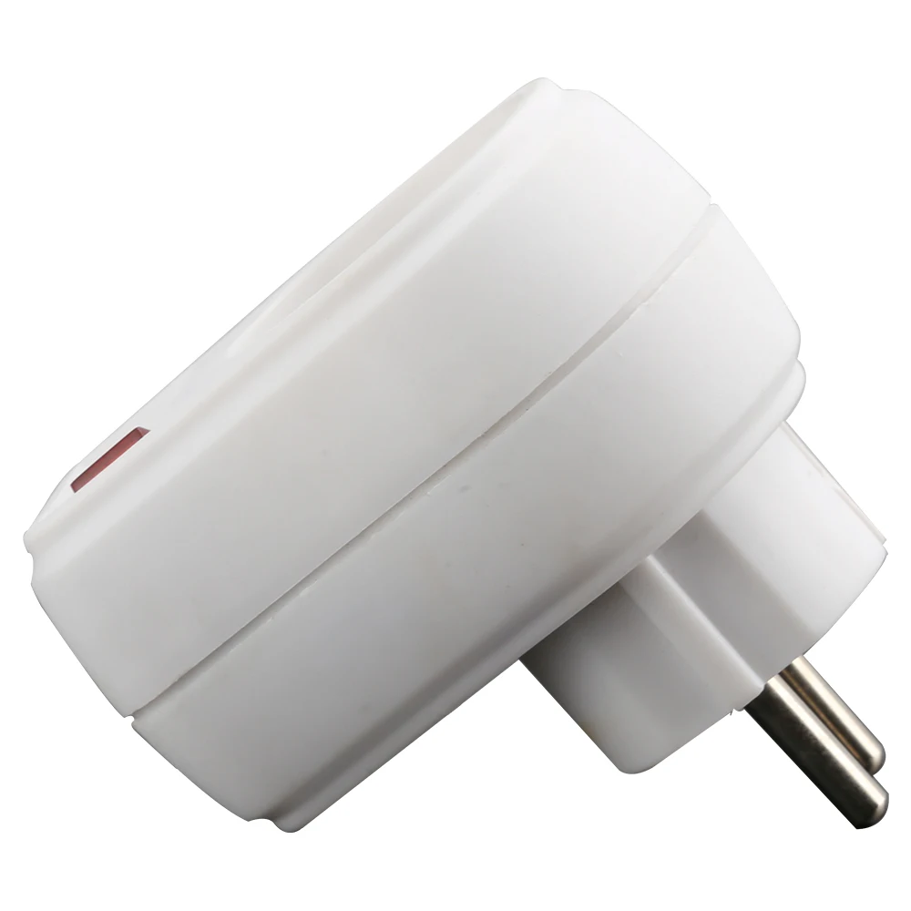 4.8 MM EU Plug European Standard Power Adapter 250V 16A ,Changeover Switch Adaptor Socket With ON OF