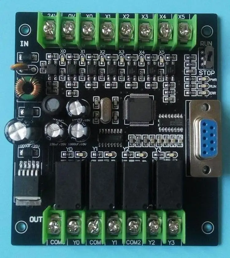 PLC Industrial Control Board FX1N-10MR FX1N-10MT Plate PLC Programmable Controller