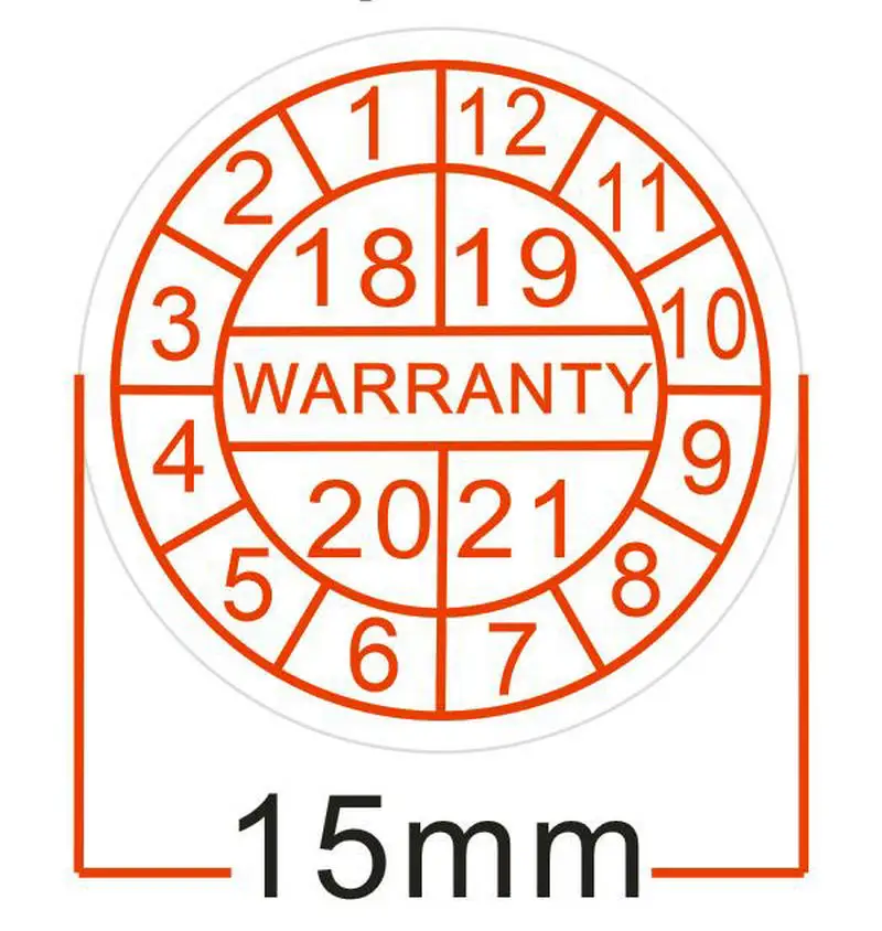 Factory Free Shipping Fragile Sticker Warranty Label Tear Invalid Product Label Invalid Sticker 1000pcs/lot Diameter 1cm.