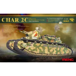 Meng 모델 TS-009 1/35 프랑스 슈퍼 헤비 탱크 Char 2C - 스케일 모델 키트