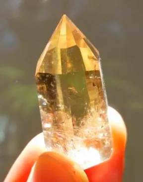 100-120g   5pcs NATURAL Citrine QUARTZ CRYSTAL WAND POINT HEALIN