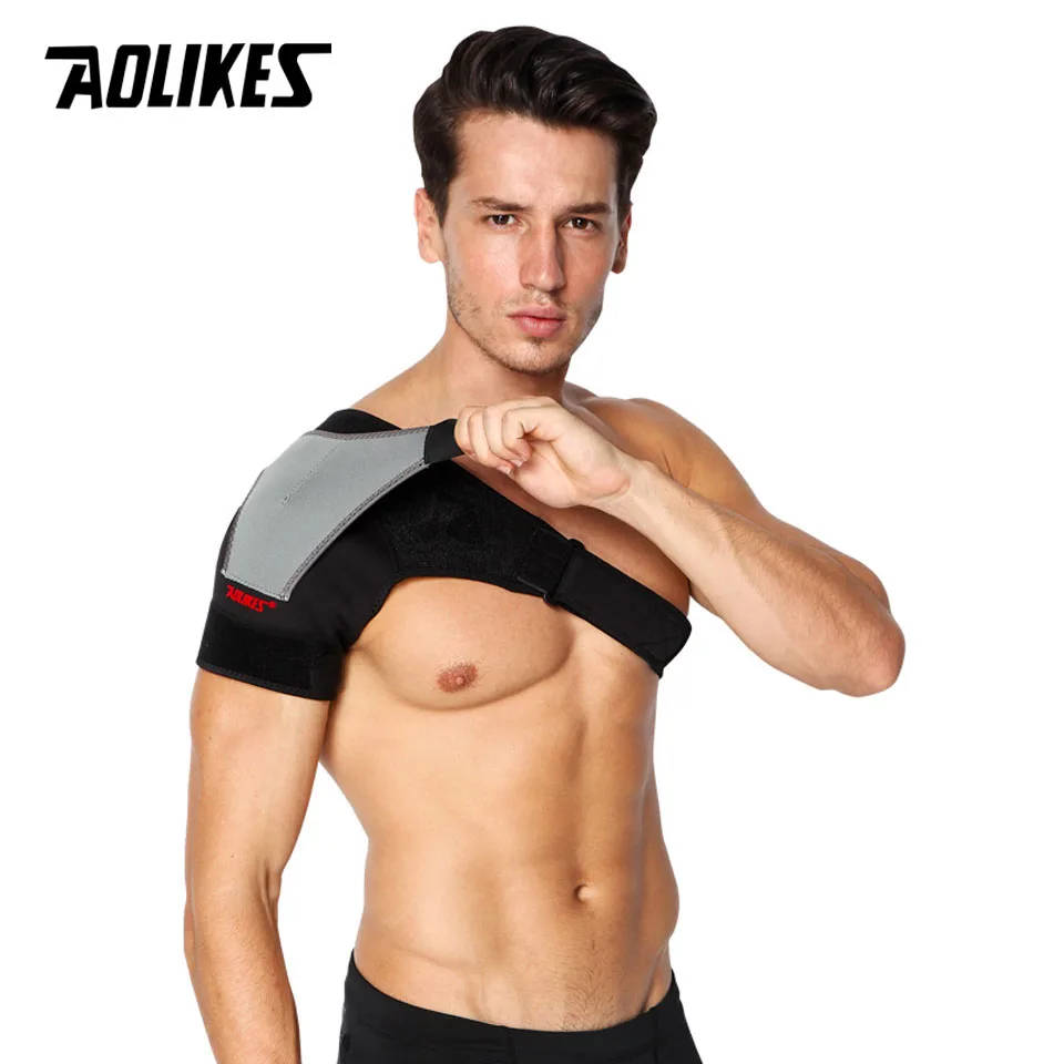 AOLIKES 1PCS Back Support Adjustable Bandage Protector Reinforced Functional-training-equipment Single Shoulder Strap