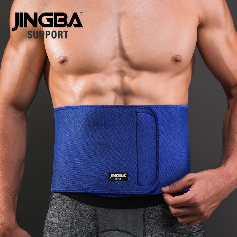 JINGBA SUPPORT Professional Adjustable Waist trimmer Slim fit Abdominal Waist sweat belt Waist back support belt Fitness