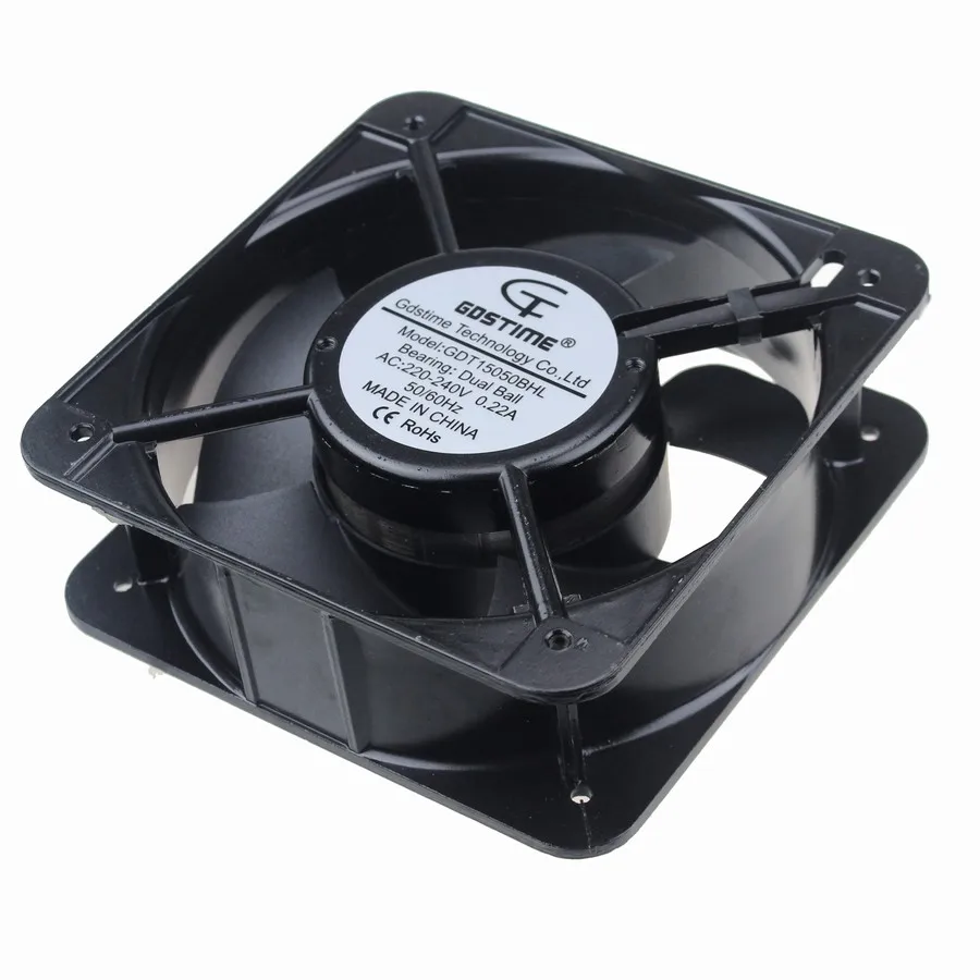 5Pcs Gdstime 150mm 150x150x50mm Ball Bearing 15cm Axial Cooling 240V 220V AC Cooler Fan