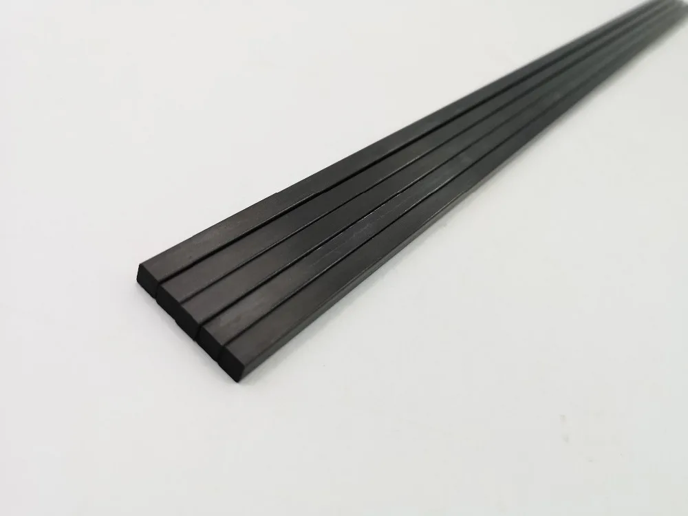 2 Stück 460/640mm Carbonfaser-Bassgitarren-Halsversteifung Gitarren-Trussrohr Hochwertiger Einstellhebel Gitarrenzubehör40 – Detail 7