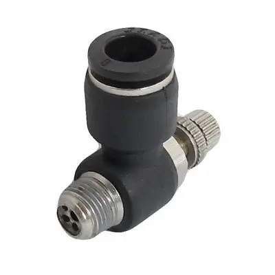 1/8 "PT Buitendraad 8mm One Touch Connect Tube Speed Control Fitting