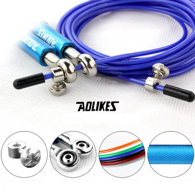 Speed Jump Rope Steel Wire With Carrying Bag Professional Racing Jumping Rope comba crossfit Skipping Rope Fitness Gym Training