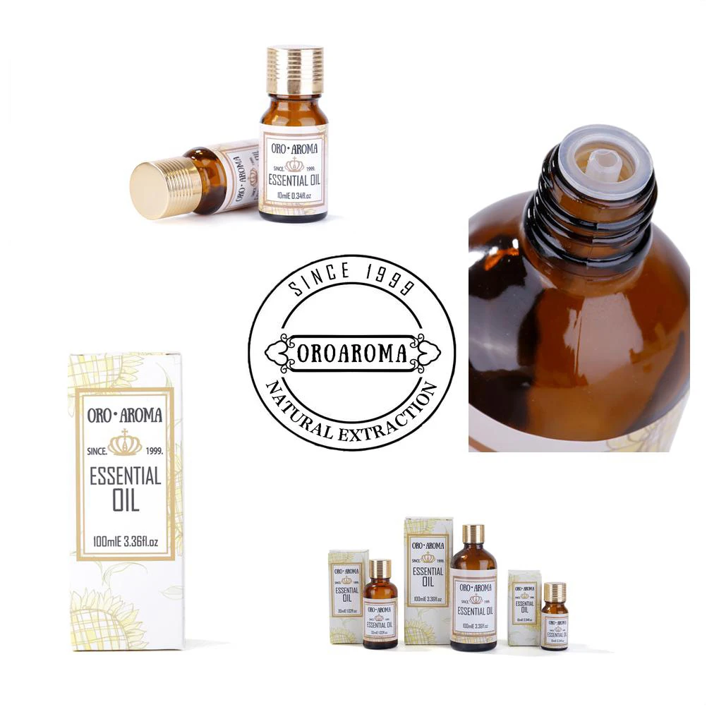 Oroaroma Melissa Musk Sandalwood essential oils Pack For Aromatherapy Massage Spa Bath 10ml*3