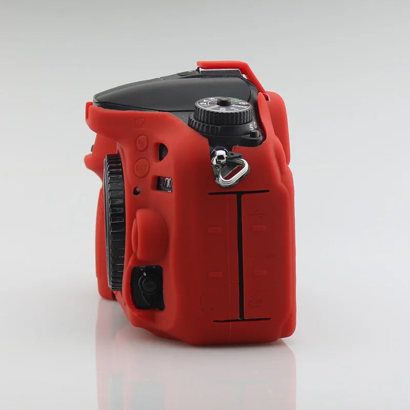 Suave bolsa de cámara SLR funda de silicona de caucho de la cámara para Nikon D7200 D7100 D610 D600 D5300 D750 D3400 D5500 D810 D7500