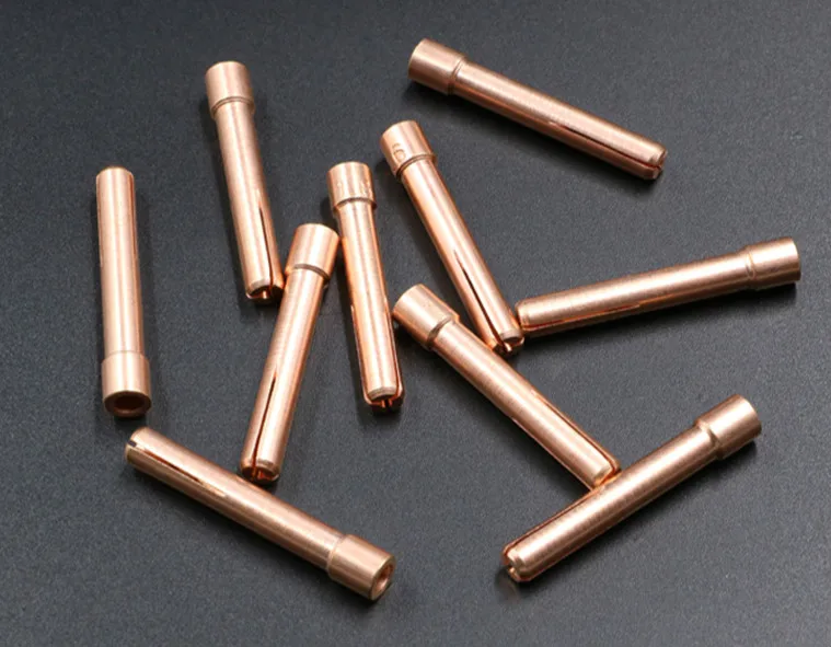 20pcs Argon Arc Welding Machine QQ-150A Argon Arc Welding Torch Fittings 1.62.02.4 Copper Tungsten Needle Chuck