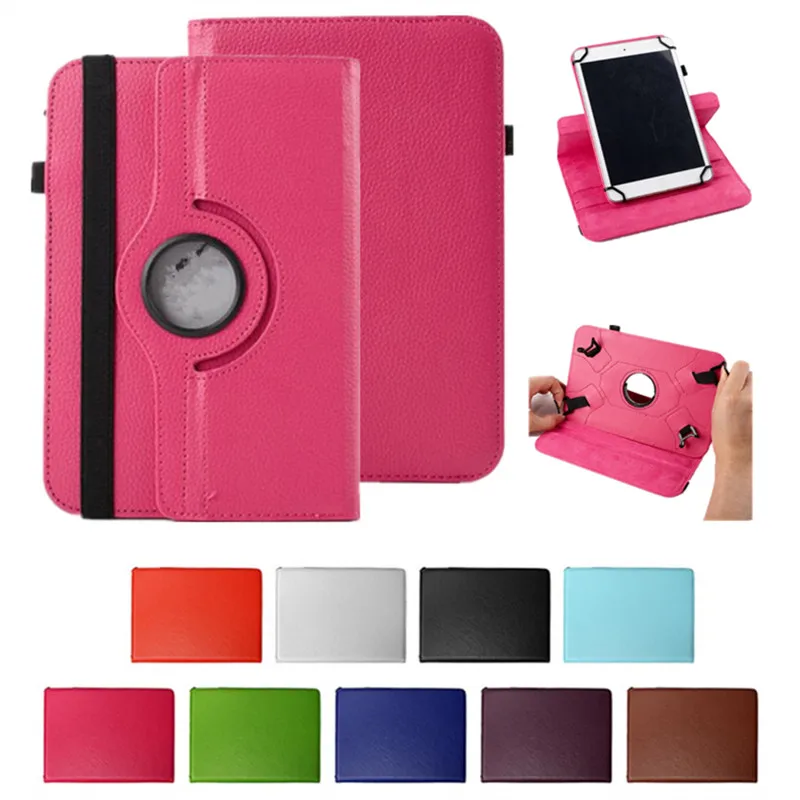 For Prestigio MultiPad 4 PMP5785C/PMP7079D/PMP5785C 3G 7.85 Inch Tablet 360 Degree Rotating UNIVERSAL PU Leather Cover Free Pen