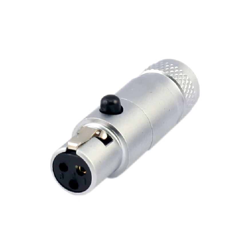 Mps little bee-conector de áudio de 3 pinos, interface balanceada de alta fidelidade 24k, conector fêmea macho e banhado a ouro de 3 pinos, mini xlr k271s/k240s