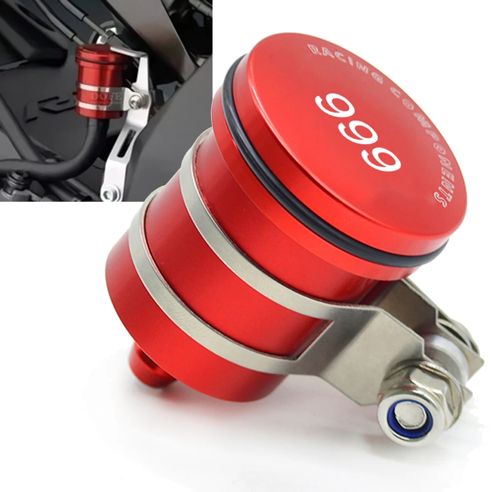 

Motorcycle Brake Fluid Reservoir Clutch Cylinder Tank Oil Fluid Cup for ducati 999 /S/R 999S 999R 2003 2004 2005 2006