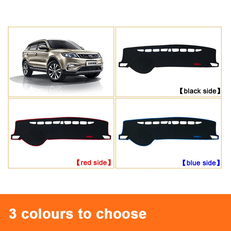 For GEELY Atlas Proton X70 2016 2017 2018 2019 2020 2021 Car Dashboard Cover Dash Mat Sun Shade Dash Board Pad Carpet LHD