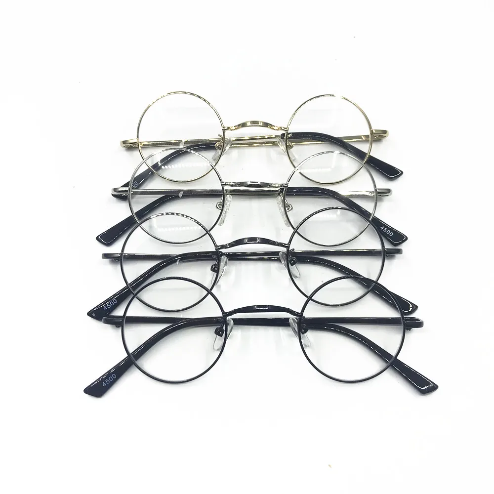 Vintage 40 43 45mm small Round Spring Hinges Eyeglass Frames Full Rim Good Quality Rx able