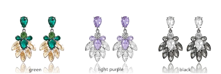 VEYO Crystal Earrings For Women Brincos Pendientes High Quality alloy