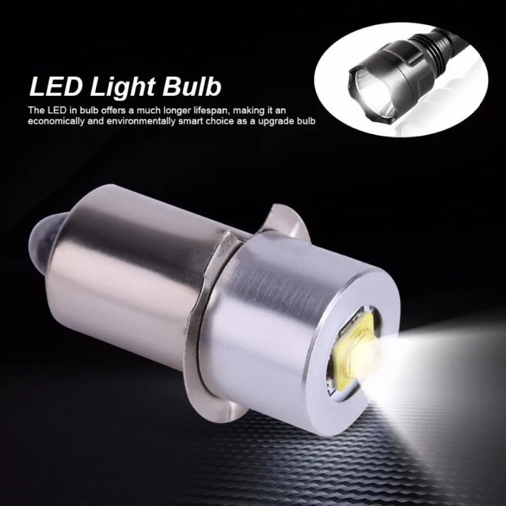 ENCOMLI 18V Led Flashlight Bulb LED Upgrade Bulb Lamp Flashlight DC Replacement Bulbs 3V 4-12V