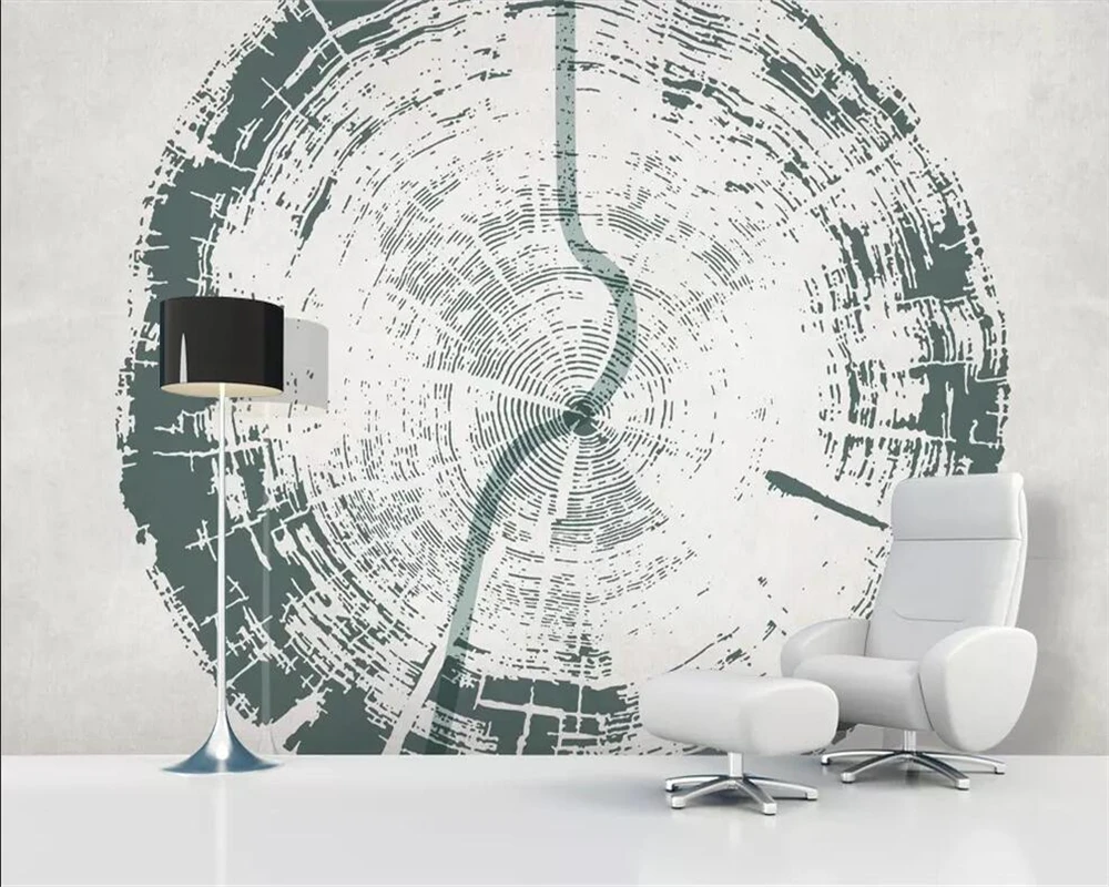 

beibehang Custom wallpaper 3d photo mural annual round Nordic style simple modern living room papel de parede 3d wallpaper mural