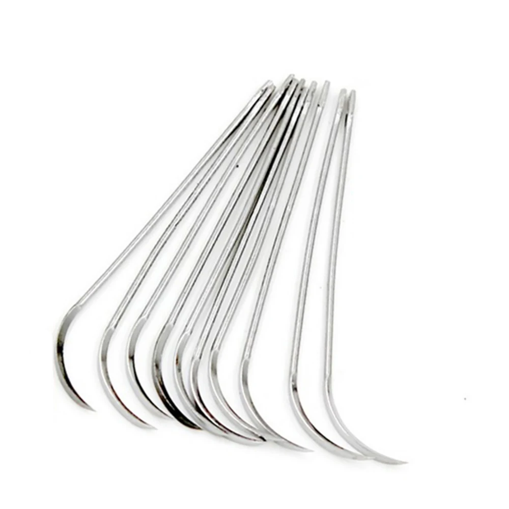 10pcs One Bag Suture Needle Pet Pig Sheep Cat Animals Veterinary Equipment Veterinarian Tools Stainless Steel