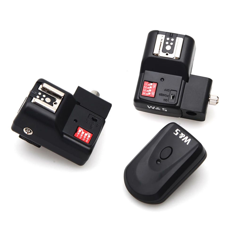 16 kênh Wireless/Radio Flash Kích Hoạt + Umbrella Chủ + 2 Receivers Cho Canon Nikon DSLR Máy Ảnh Đồng Bộ Đèn Flash