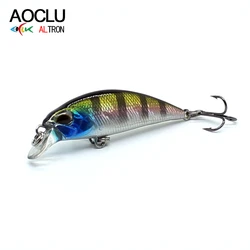 AOCLU-Sinking Wobblers Jerkbait, Hard Bait, Small Minnow Crank Lure, Freshwater, Inshore, Beach, Rock, Trout Fishing, 45mm, 4.0g