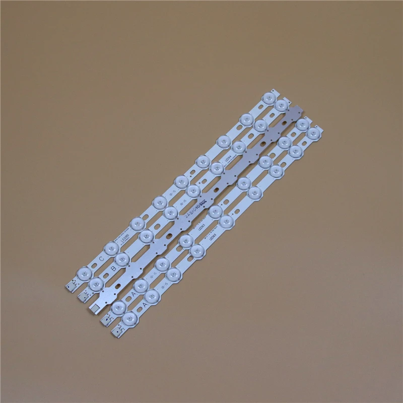 TV LED Bars For TD Systems K40DLV1FSM LED Backlight Strips Kit 9LED Lamps Lens 5 Bands 9FLHY168D 39PF3025D 39FHD-CNOV 39FPD274D