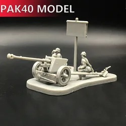 4D 1:72 Scenario PAK40 Assemble Model Cannon Puzzles Building Bricks Collections Scene Sandpan Game