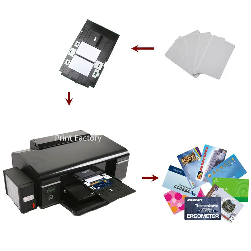 230Pcs Glossy Inkjet Printable PVC White Card Best Price For Epson R280 R290 R330 R390 A50 P50 L800 L801 Canon IP4600 4700