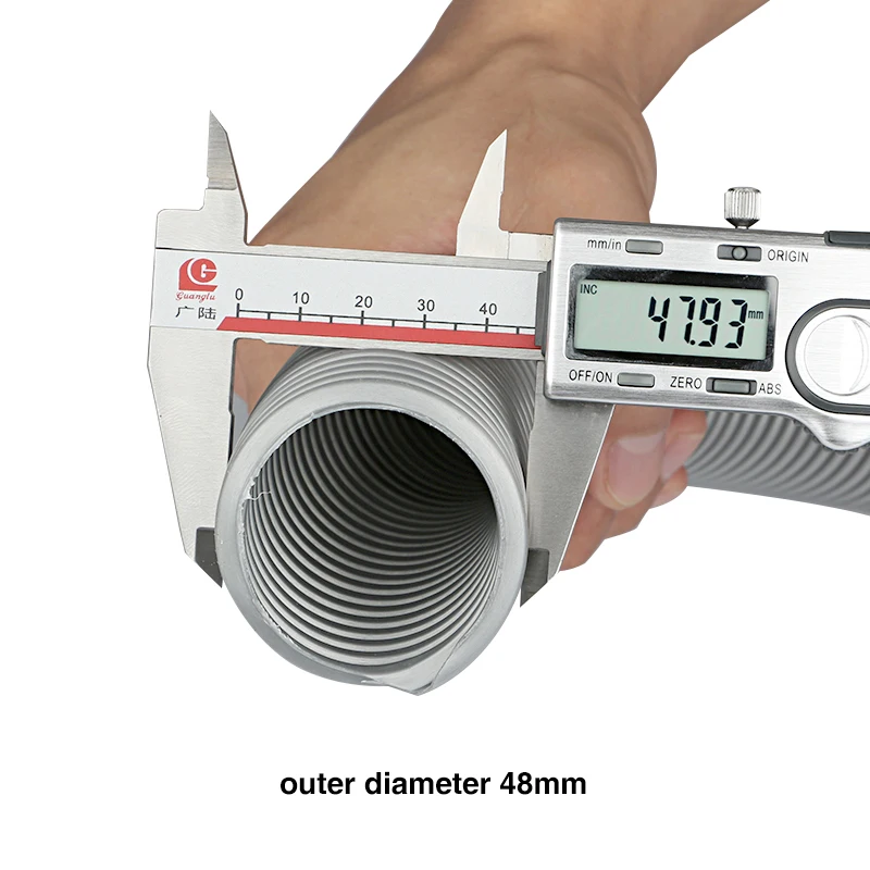 1m High Temperature Flexible Diameter 40mm To 48mm EVA Hose With Good Quality For Accessories Of Idustrial Vacuum Cleaner