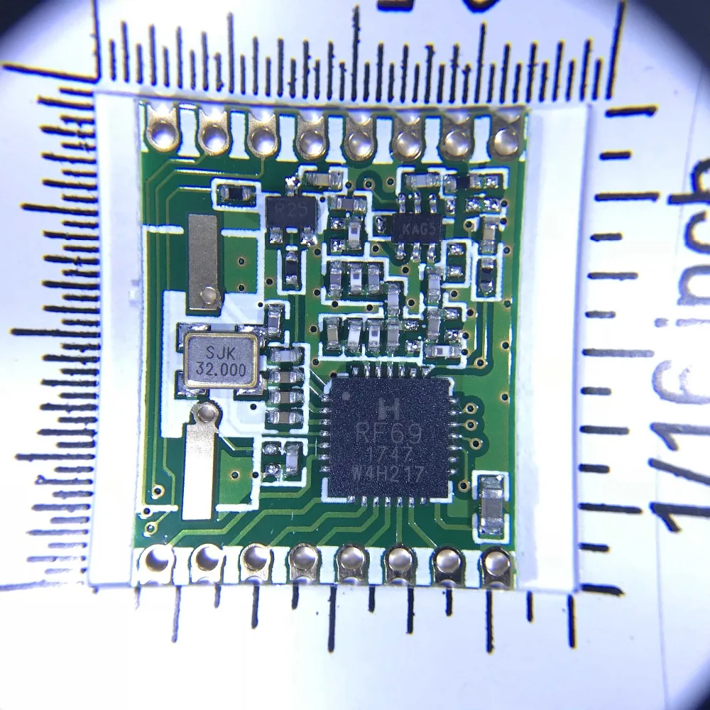 RFM69HW 868Mhz/433Mhz/915Mhz + 20dBm HopeRF Wireless Transceiver 868S2 Module For Remote/HM