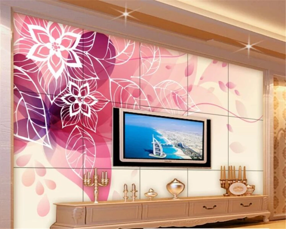 

beibehang Custom wallpaper 3d murals Dream Flower living room Wallpaper Decorative Painting papel de parede wall paper 3d mural