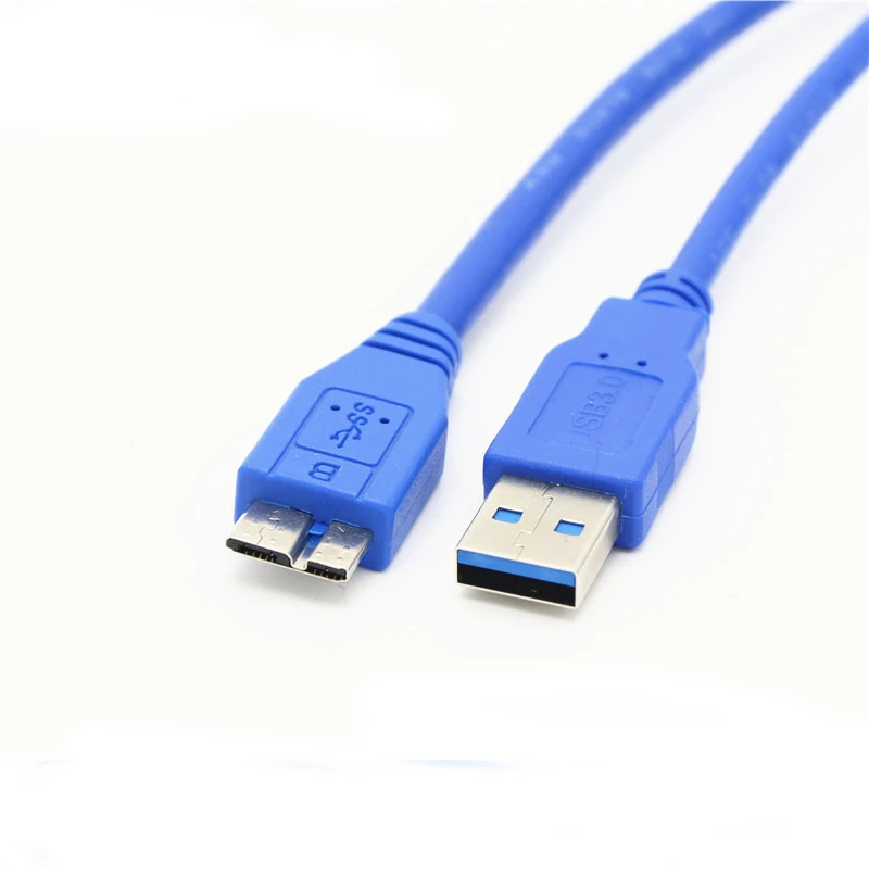 Top Quality USB 3.0 Type A Male to Micro B Male Extension Cable Cord Adapter Super Speed Data Transfer