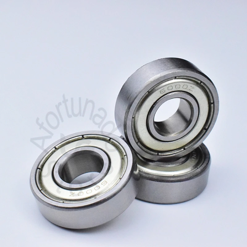 6000ZZ 10*26*8 (Mm) 1 Buah Bearing ABEC-5 6000 6000z 6000ZZ Chrome Steel Deep Groove Bearing