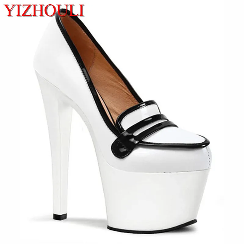 

17 cm nightclub princess sexy super high heels, glamour shoe drag enticement bottom paint catwalk single shoe