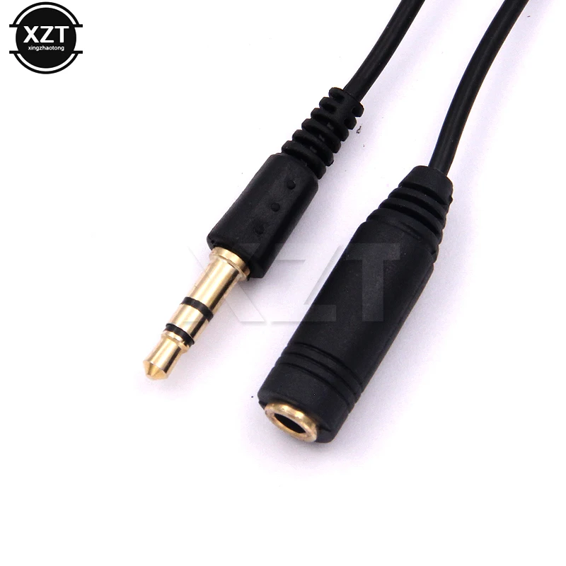 3.5mm Headphone Extension Cord Cable Earphone in Line Volume Control Cable Male to F 3.5mm Stereo Audio Adaptor High Quality