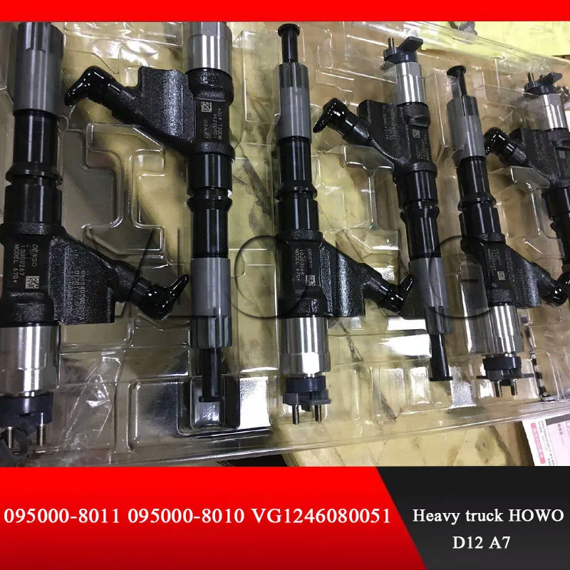 

GENUINE DIESEL FUEL INJECTOR Assembly 095000-8011 095000-8010 VG1246080051 for HOWO