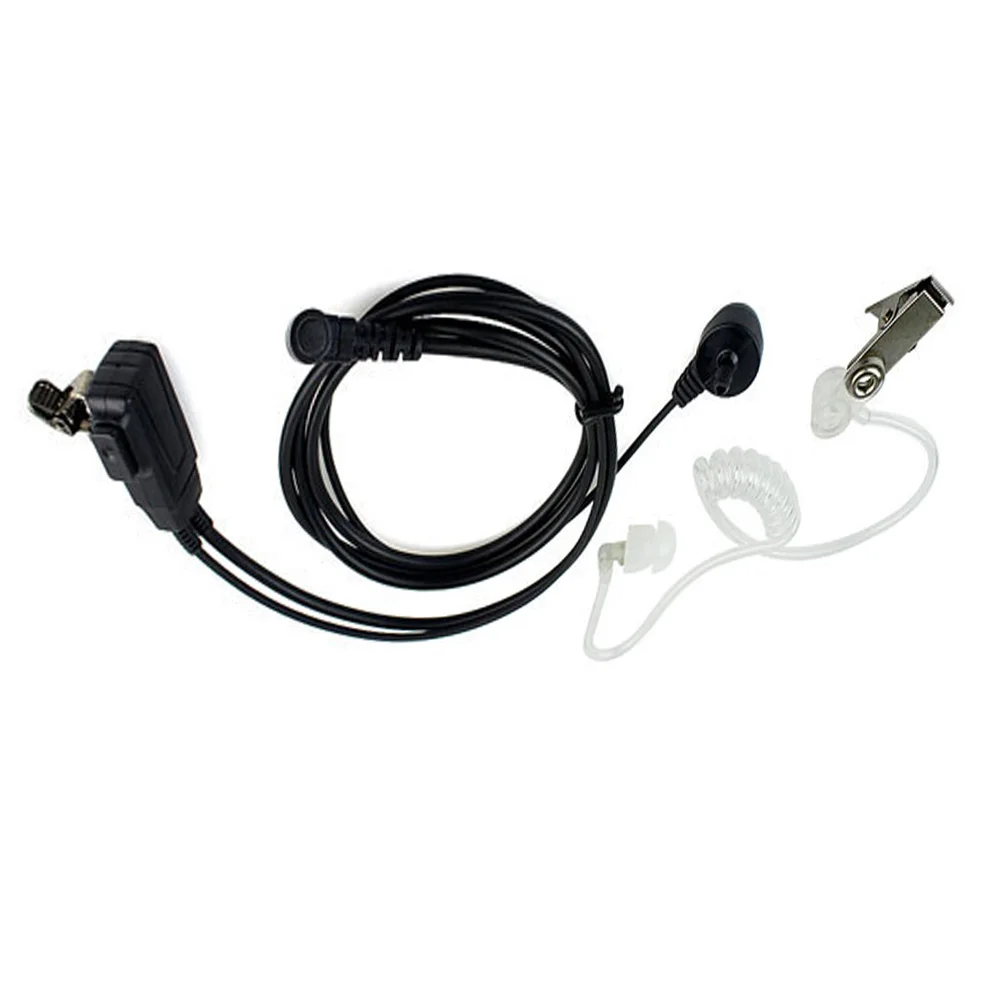 2PCS New Covert Air Acoustic Earpiece/Headset for Uniden Handheld Radio Walkie Talkie Earphone