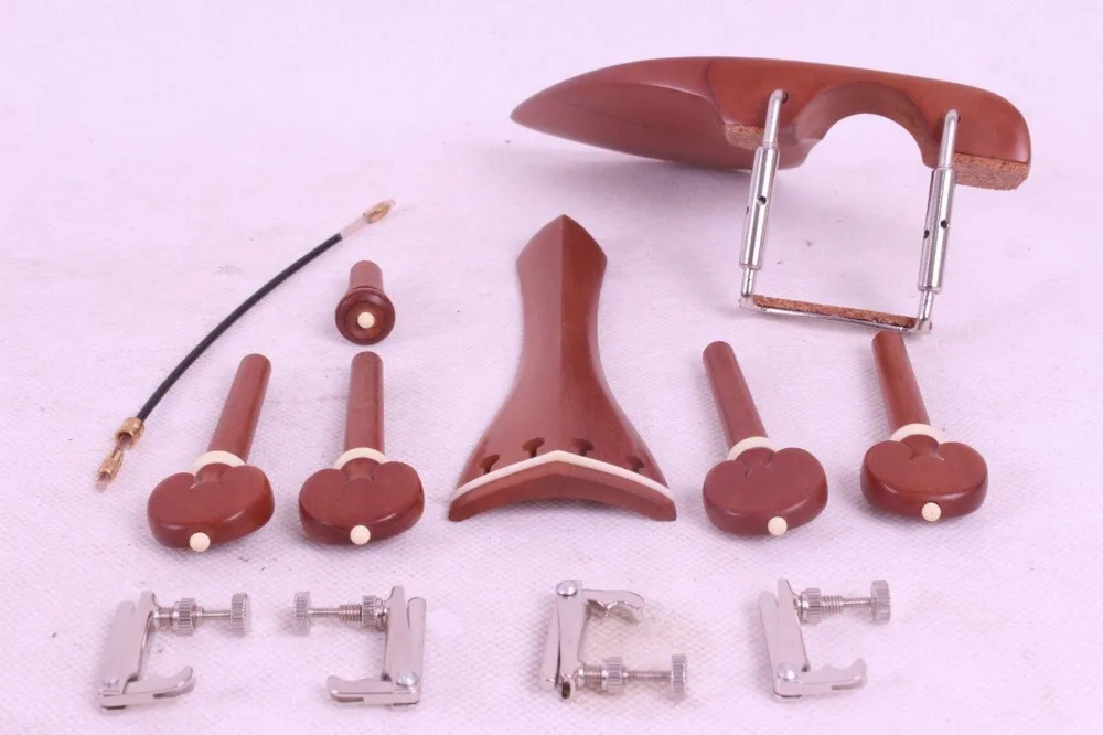 New violin jujube parts,tailpiece tuner peg chinrest endpin chinrest clamp