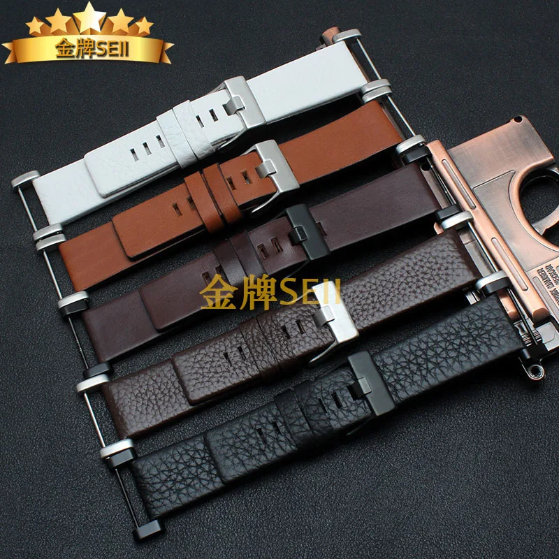 Watch accessories 24mm cowhide Watchband For Suunto Essential For Suunto CORE Strap+Tools Free shipping