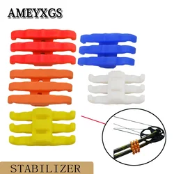 1pair Archery Rubber Stabilizer Bow Limbs Shock Absorber Hunting Compound Bow Damping Shooting Sports Accessories