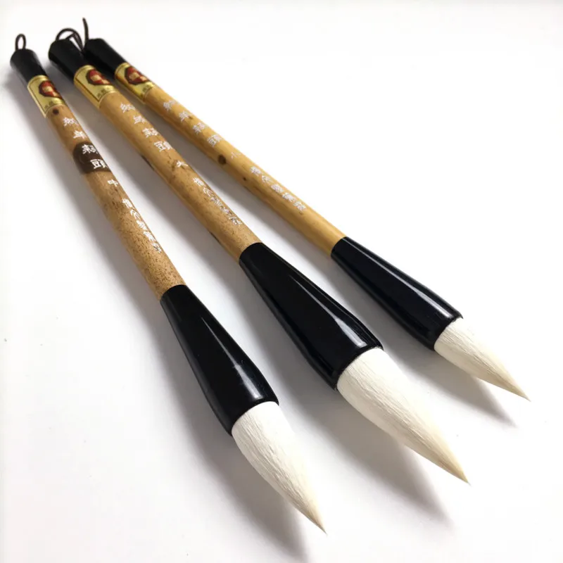 Weichen Woll Haar Chinesische Kalligraphie Pinsel Stift Set Regelmäßige Skript Kalligraphie Pinsel Stift Chinesische landschaft malerei Pinsel Stift