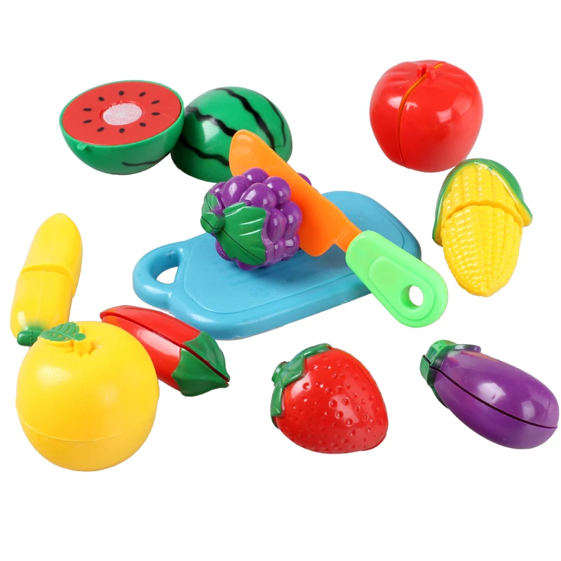 Fruit And See Every Toy Cut Toys For Children Educational Model Cook Tool Plastic 2021