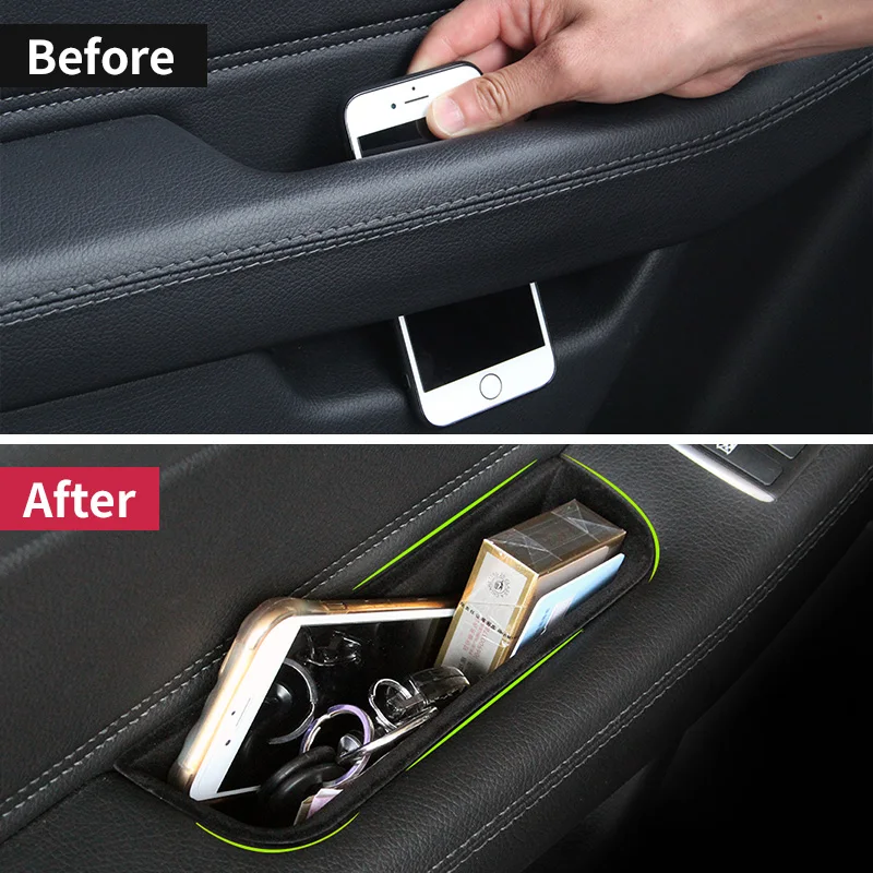 Trim For Mercedes ML320 350 2012 GLE W166 coupe c292 350d  GL450 x166 GLS amg door Armrest Storage Box Container Tray Organizer