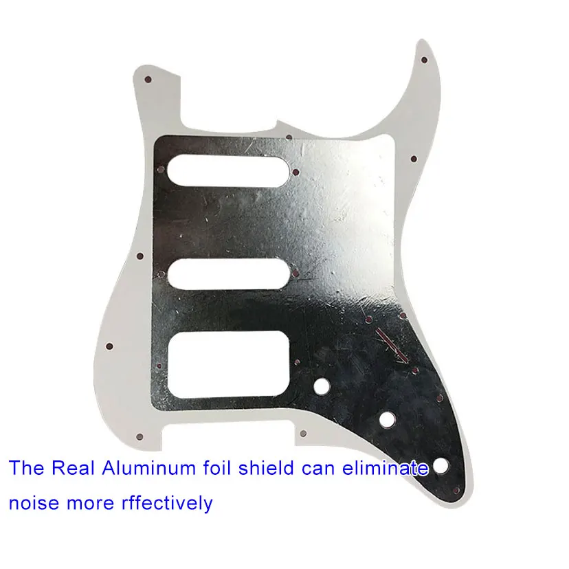 Guitar Parts -For USA\\Mexico Fd Left Handed Stratocaster 72\' 11 Screw Hole Standard Humbucker Hss Guitar pickguard Scratch Plate