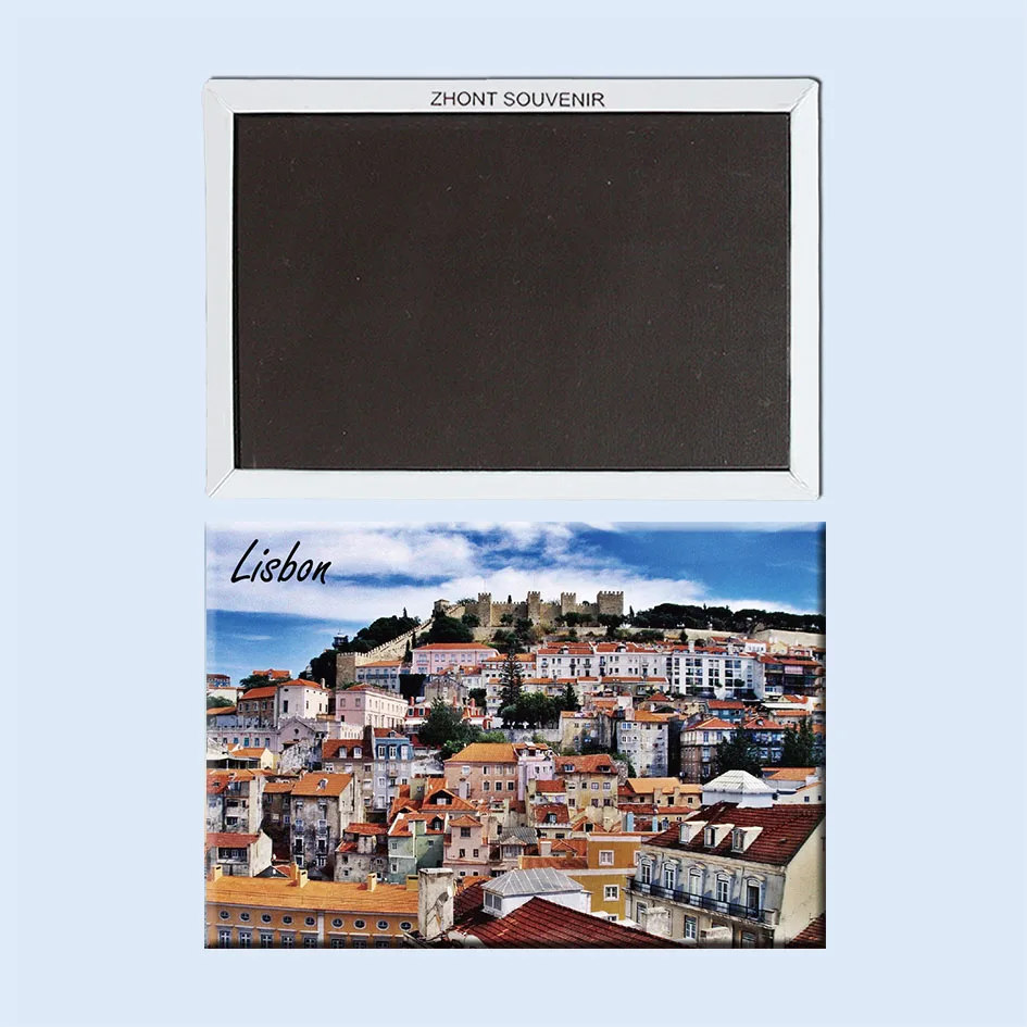 

Residential building.Capital of Portugal Lisbon22505 fine giftsSouvenirs of Worldwide Tourist;fridge magnet gift for friends