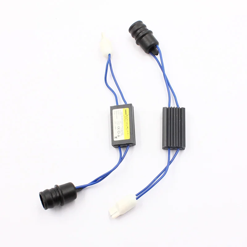 KE LI MI T10 BA9S LED Car Decoder Soft Socket 2 Styles Anti Flicker Error Canceller LED Lights for Vehicle