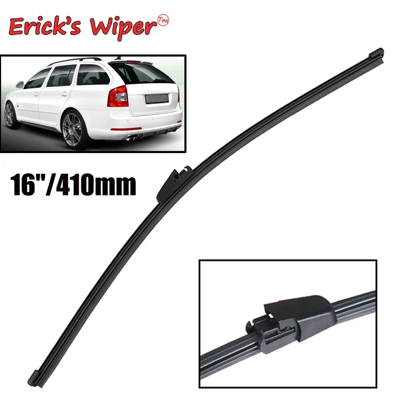 

Erick's Wiper 16" Rear Wiper Blade For Skoda Octavia 1Z Combi Hatchback 2004 - 2013 Windshield Windscreen Window Car Rain Brush