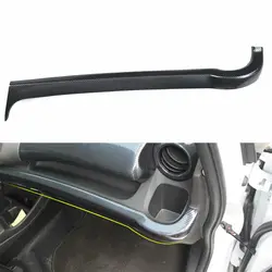 ABS Carbon Fiber Car Central Control Panel Lid Strip Cover Trim For Honda FIT 2008-2013