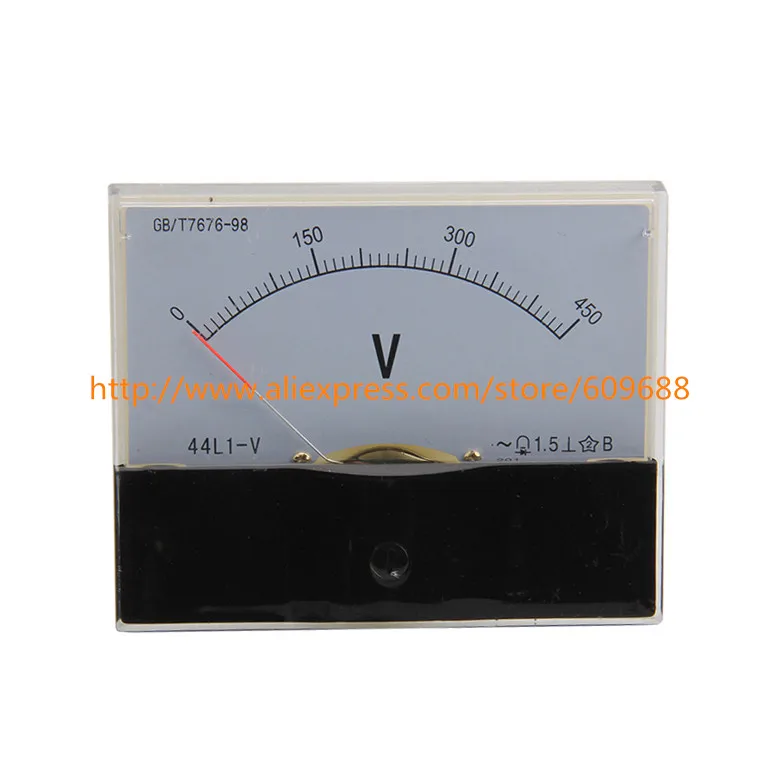 

voltmeter 450V 44L1-V voltage meter panel meter 100*80mm